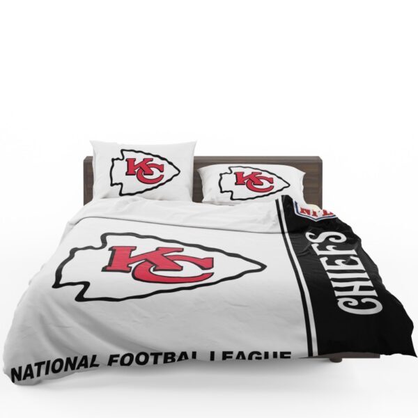 NFL Kansas City Chiefs Duvet Cover and Pillowcase Set Bedding Set