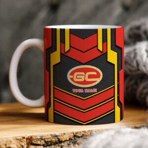 AFL Gold Coast Suns Personalized Ceramic Mug All Teams