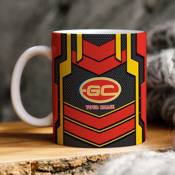AFL Gold Coast Suns Personalized Ceramic Mug All Teams