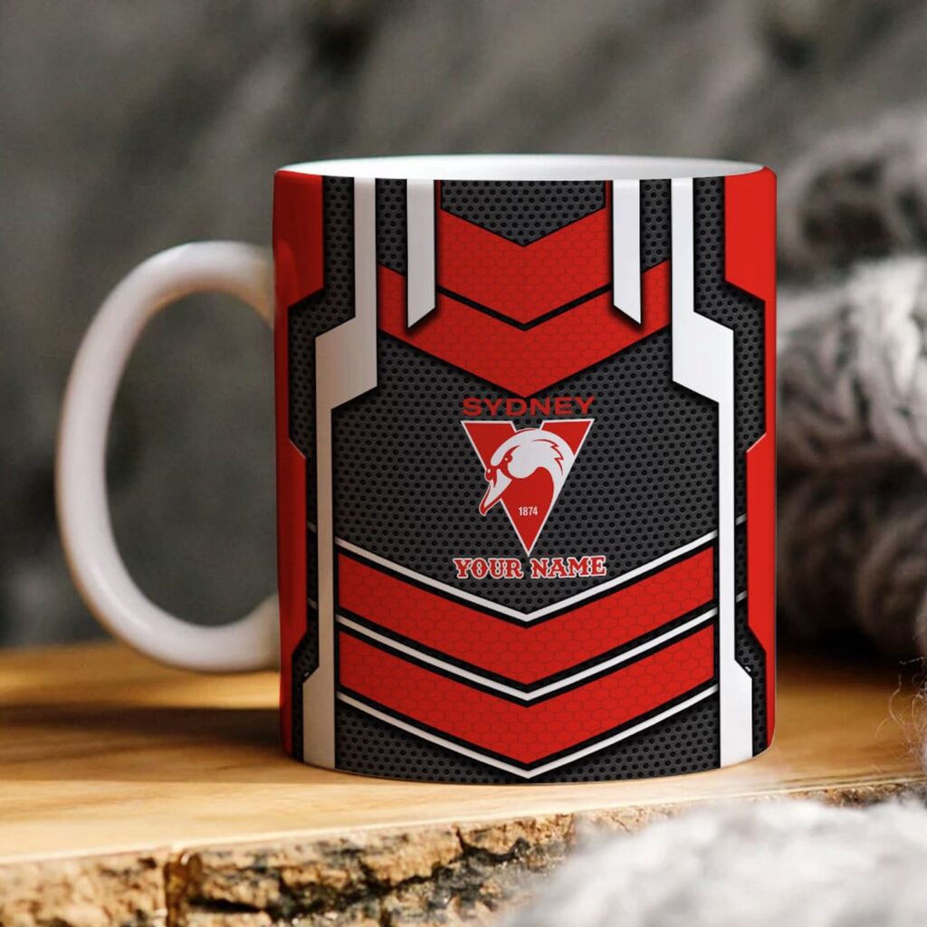 AFL Sydney Swans Personalized Ceramic Mug All Teams