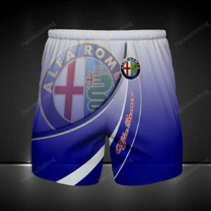 Alfa Romeo Personalized Fashion Men Hawaiian Shorts Pant