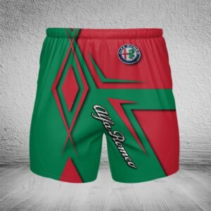Alfa Romeo Personalized Men Hawaiian Shorts Pant