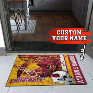 Arizona Cardinals Personalized Doormat Home Decor 2024 2025 26