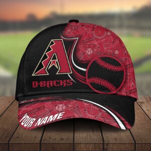 Arizona Diamondbacks Personalized 3D Classic Cap For Fan