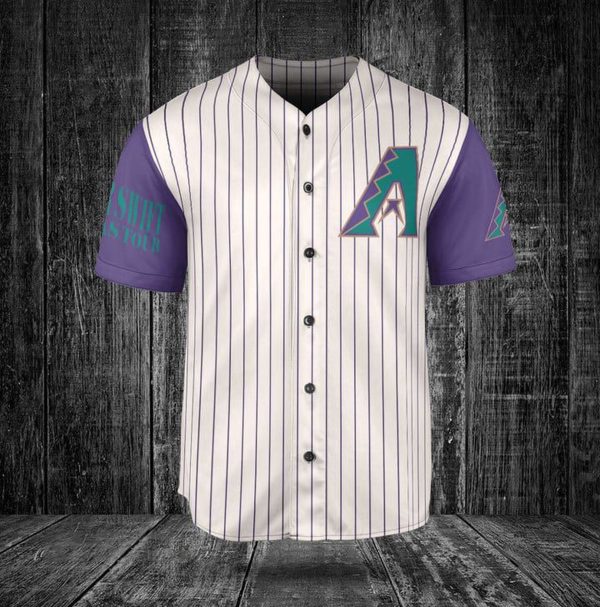 Arizona Diamondbacks Taylor Swift Fan Baseball Jersey BJ2226