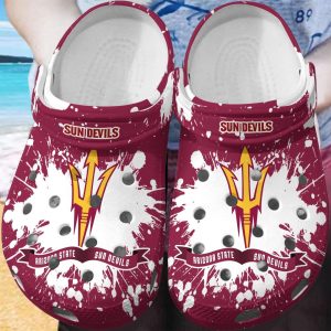 Arizona State Sun Devils Clog Shoes, Water Shoes - Gift for Men Women Fans - Gift for Men Women Fans