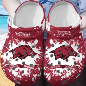 Arkansas Razorbacks Clog Shoes, Water Shoes - Gift for Men Women Fans - Gift for Men Women Fans