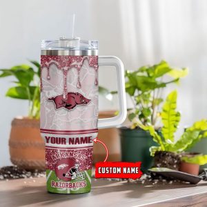 Arkansas Razorbacks NCAA Personalized S Gift for Fans  Gift for Fans 40oz  Gift for Fans