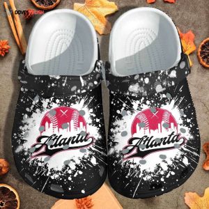 Atlanta Baseball Custom Shoes Clogs - Sport Beach Shoes Clogs Birthday Gift Men Women