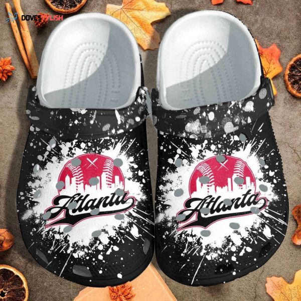 Atlanta Baseball Custom Shoes Clogs – Sport Beach Shoes Clogs Birthday Gift Men Women