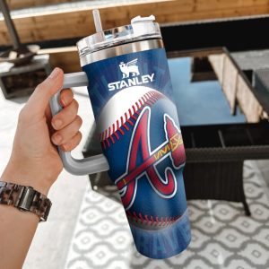 Atlanta Braves Stanley Tumbler - Gift for Fan Men Women