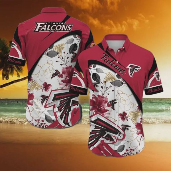 Atlanta Falcons NFL Beach Aloha Pattern Hawaiian Shirt