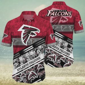 Atlanta Falcons NFL Camo Summer Pattern Hawaiian Shirt 3