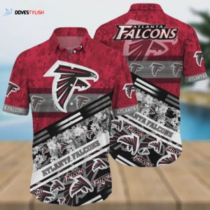 Atlanta Falcons NFL Camo Summer Pattern Hawaiian Shirt