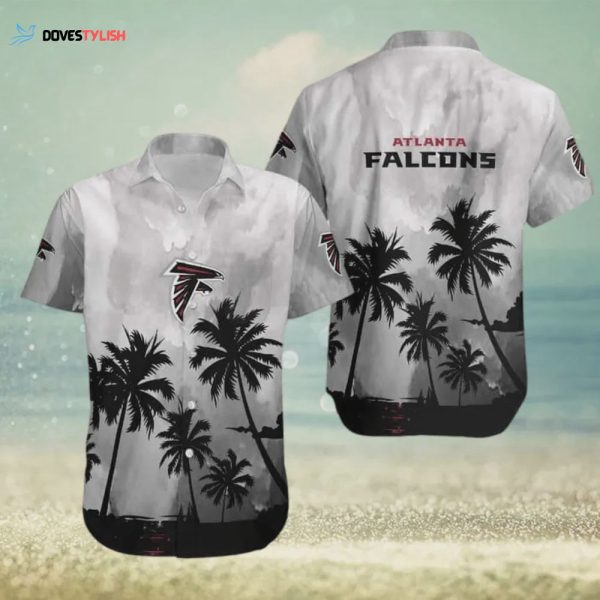 Atlanta Falcons NFL Coconut Trees Beach Vacation Hawaiian Shirt