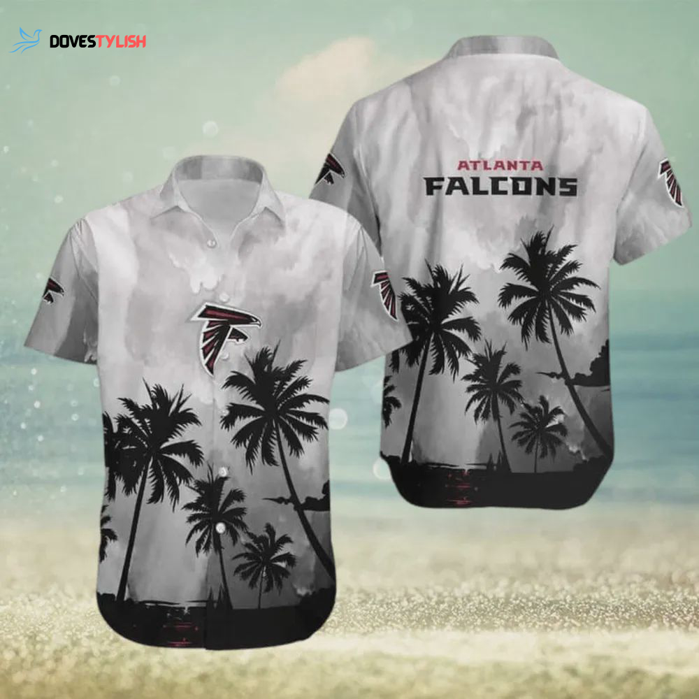 Atlanta Falcons NFL Coconut Trees Beach Vacation Hawaiian Shirt Atlanta Falcons NFL Coconut Trees Beach Vacation Hawaiian Shirt