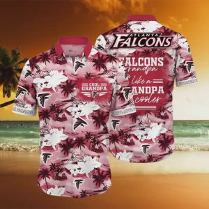 Atlanta Falcons NFL Granpa Like A Granpa But Cooler Hawaiian Shirt