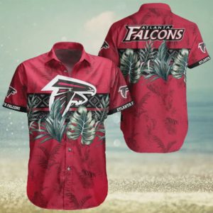 Atlanta Falcons NFL Leaves Summer Pattern Hawaiian Shirt 3