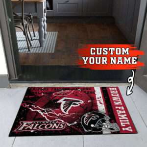 Atlanta Falcons Personalized Doormat Home Decor 2025