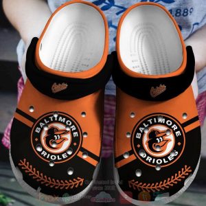 Baltimore Orioles Black-Orange Clogs Crocband Shoes – Gift for Men Women Fans – Gift for Men Women Fans
