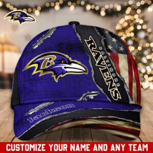 Baltimore Ravens NFL Classic CAP Hats For Fans Custom