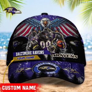 Baltimore Ravens NFL Classic CAP Hats For Fans Custom
