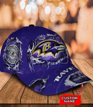 Baltimore Ravens-Personalized NFL Classic Cap-V2 3