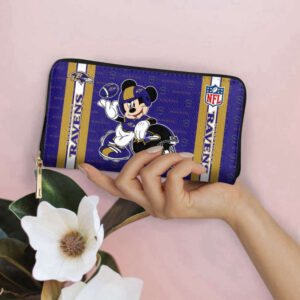 Baltimore Ravens – PERSONALIZED Women Bag and Women Wallet ComboDisney Bag and Wallet Disney Bag and Wallet