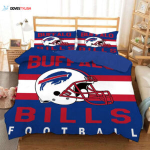 Bills Nfl 17 Duvet Cover Quilt Cover Pillowcase Bedding Sets