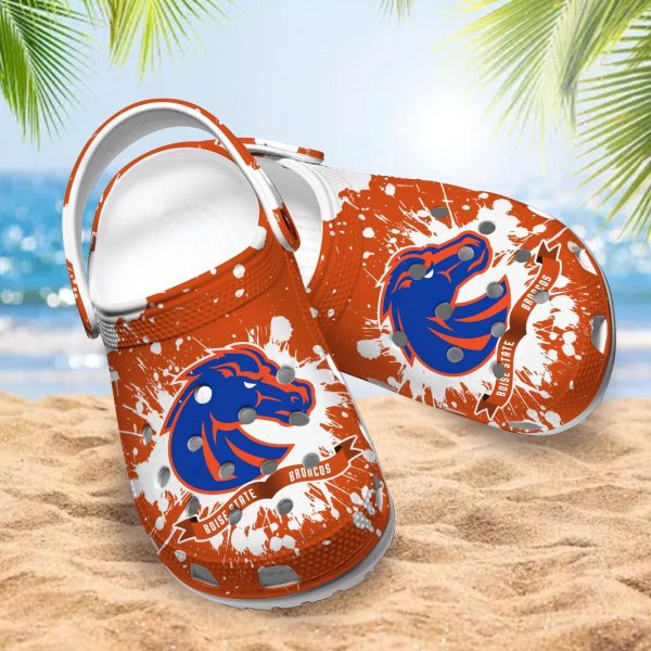 Boise State Broncos Clog Shoes, Water Shoes – Gift for Men Women Fans – Gift for Men Women Fans