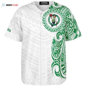 Boston Celtics Baseball Jersey Custom For Fans