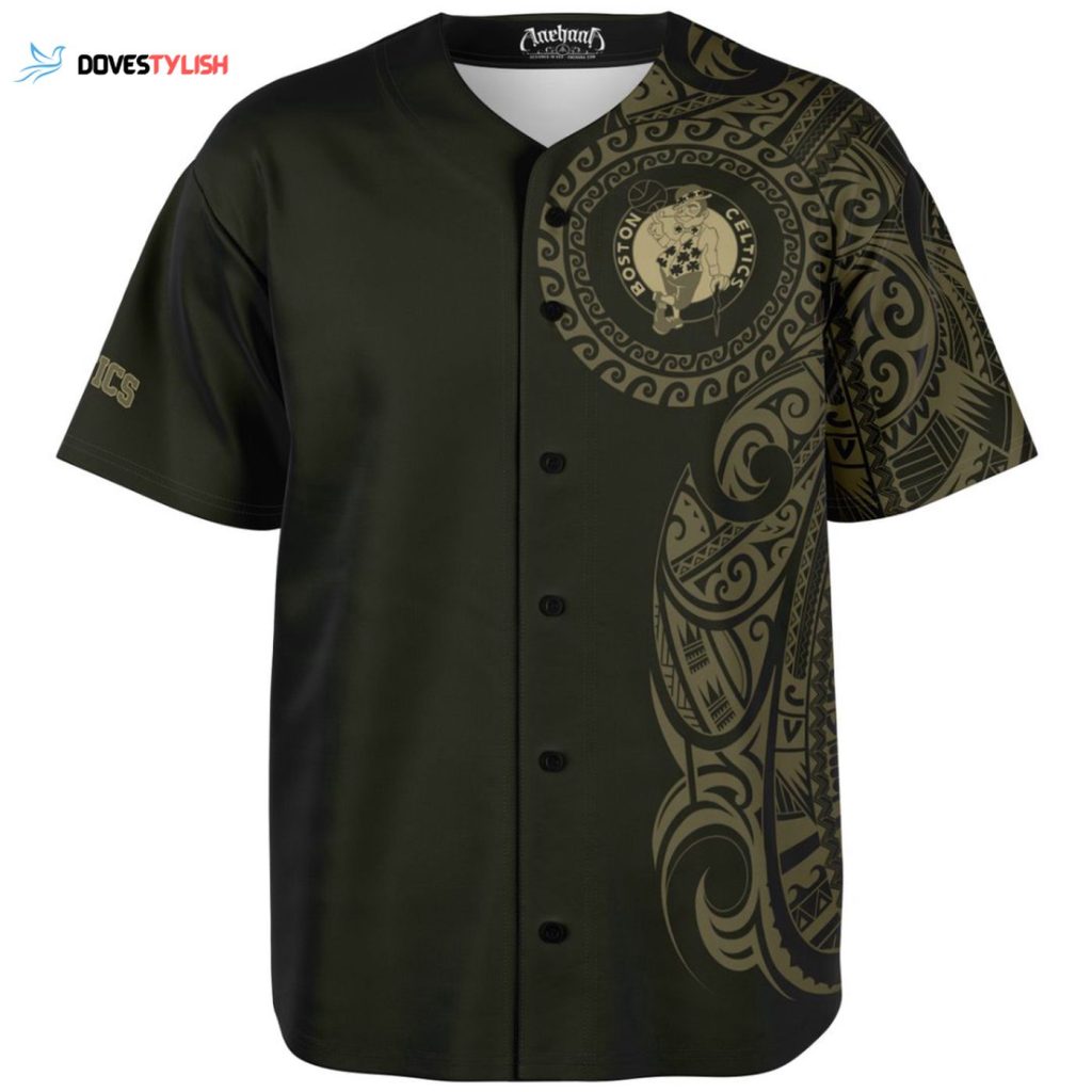 Boston Celtics Baseball Jersey Custom For Fans