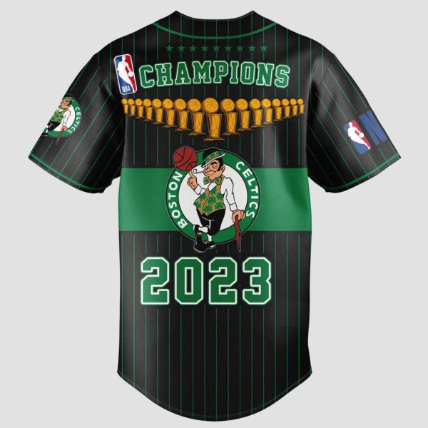 Boston Celtics Baseball Jersey Custom For Fans