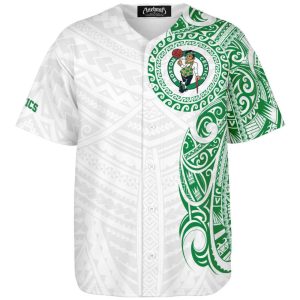 Boston Celtics Baseball Jersey Custom For Fans