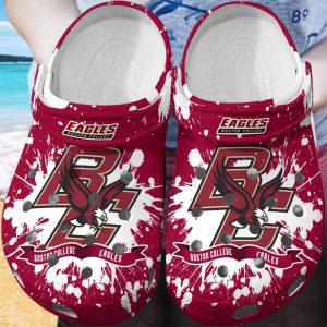 Boston College Eagles Clog Shoes, Water Shoes - Gift for Men Women Fans - Gift for Men Women Fans