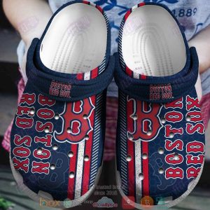 Boston Red Sox blue red Clogs crocband Shoes - Gift for Men Women Fans - Gift for Men Women Fans