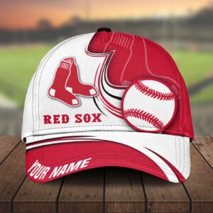 Boston Red Sox Personalized 3D Classic Cap For Fan