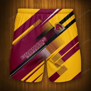 Brisbane Broncos Personalized Fashion Men Hawaiian Shorts Pant