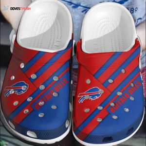 Buffalo Bills Clogs Clog, Buffalo Bills Clogs For Fan, Clogs 3D, NFL Clogs, NFL Clog, NFL Crocband, Nfl Unisex Clogs