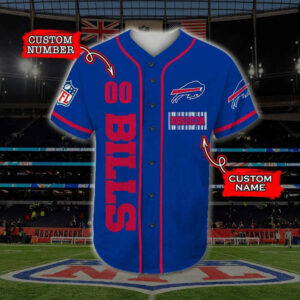 Custom Buffalo Bills Baseball Jersey – Personalized Fan Gear