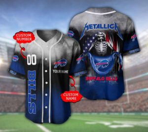 Custom Buffalo Bills Baseball Jersey – Personalized Fan Gear