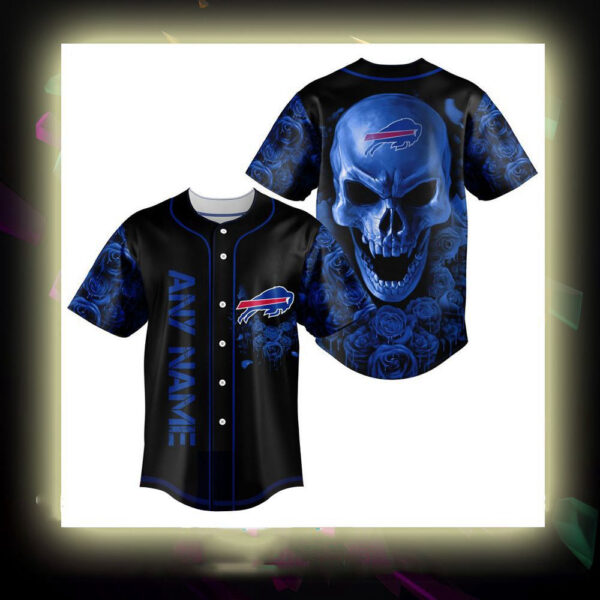 Custom Buffalo Bills Baseball Jersey Personalized Fan Gear