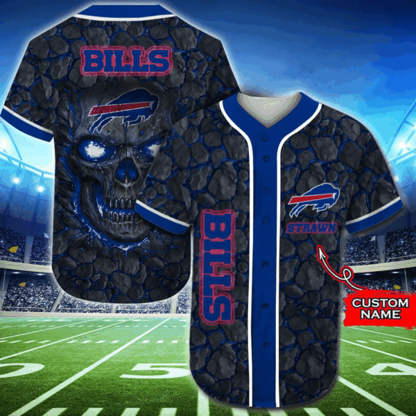 Custom Buffalo Bills Baseball Jersey – Personalized Fan Gear