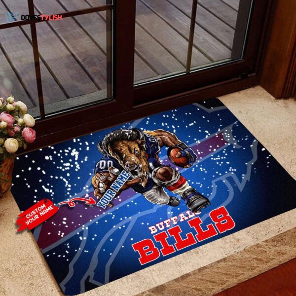 Buffalo Bills Personalized Doormat Home Decor 2024 2025 26
