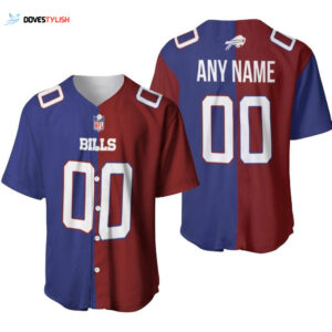 Custom Buffalo Bills Vapor Limited Two Tone Jersey - Perfect Gift for Bills Fans