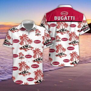 Bugatti Personalized Fashion Hawaiian Shirt and Men Hawaiian Shorts Pant