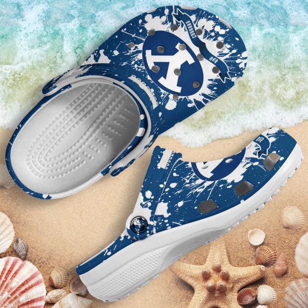 BYU Cougars Clog Shoes, Water Shoes – Gift for Men Women Fans – Gift for Men Women Fans
