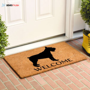 Calloway Mills Miniature Schnauzer Easy Clean Welcome DoorMat