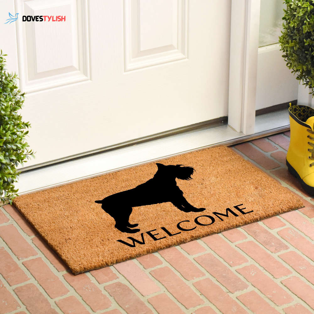 Calloway Mills Miniature Schnauzer Easy Clean Welcome DoorMat Calloway Mills Miniature Schnauzer Easy Clean Welcome DoorMat