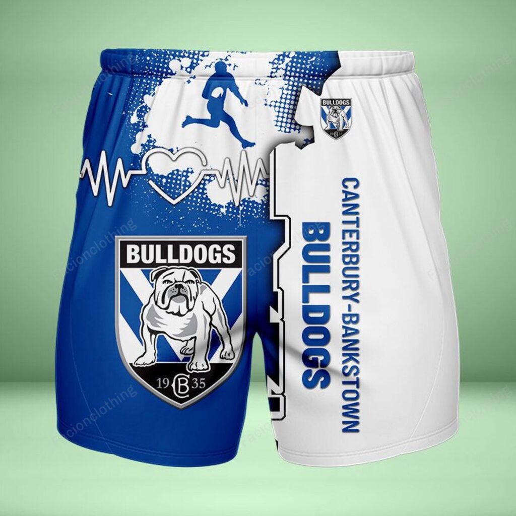 Canterbury Bankstown Bulldogs Personalized Fashion Men Hawaiian Shorts Pant